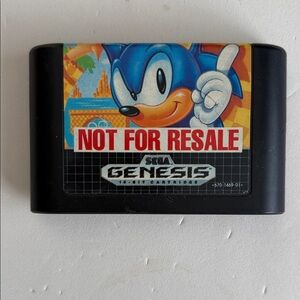 Sega Genesis Sonic the Hedgehog Video Game